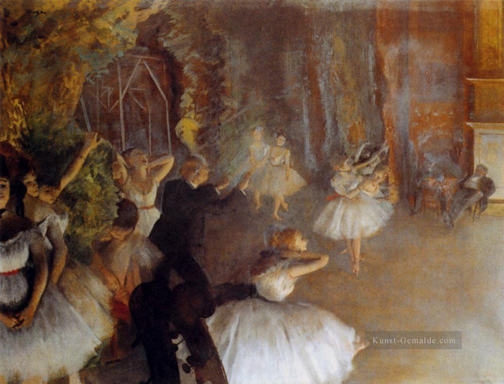 Die Probe der Ballett Impressionismus Ballettdancer Edgar Degas Ölgemälde